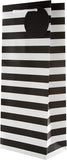 Black Hallmark greeting card gift bag bundle with three essential sizes, perfect for multiple occasions.