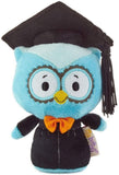 Hallmark Owl Graduation Keepsake Plush Itty Bitty Soft Toy on greeting card, featuring a cute owl design for graduation celebration.