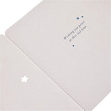 Hallmark Tranquil Sympathy Card with peaceful nature scene, designed to convey heartfelt condolences and wishes for peace.