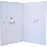Hallmark Unisex Open 50 greeting card with colorful floral and abstract design, suitable for various occasions.
