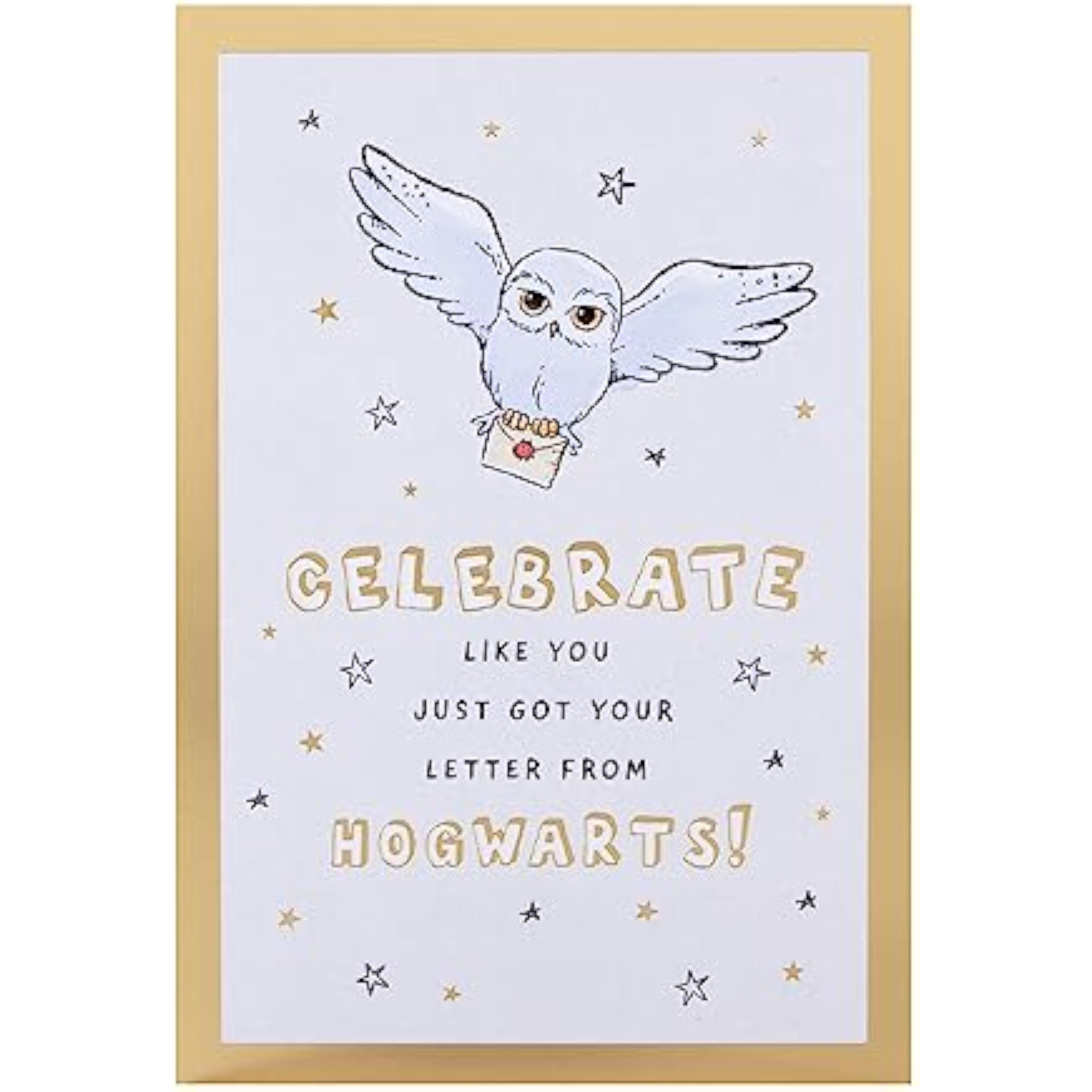 Hallmark Unisex Open 50 greeting card featuring colorful, cheerful design suitable for various occasions.