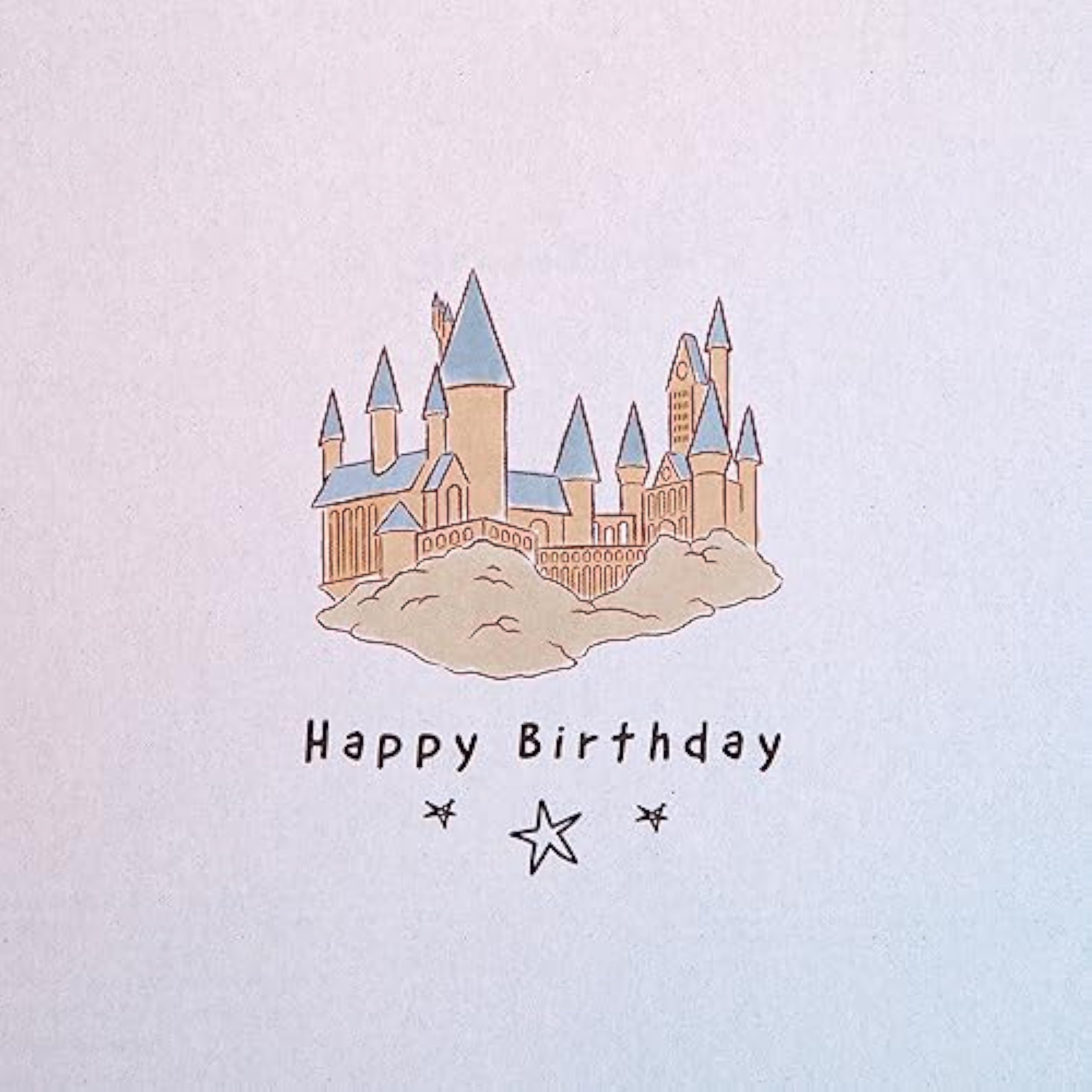 Hallmark Harry Potter Magical Daughter birthday greeting card with wizarding design and Harry Potter-themed artwork.