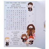 Hallmark Harry Potter birthday greeting card featuring Warner Brothers Harry Potter theme with magical design and birthday message.