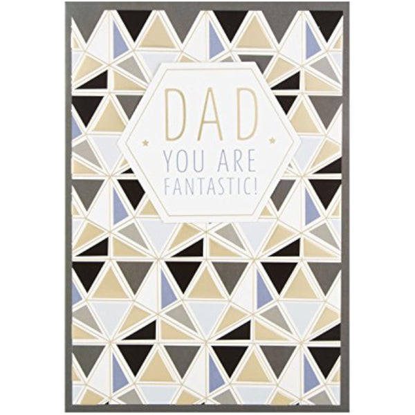 Hallmark You Are Fantastic Father's Day greeting card with elegant 3D details, showcasing a heartfelt design for dad.