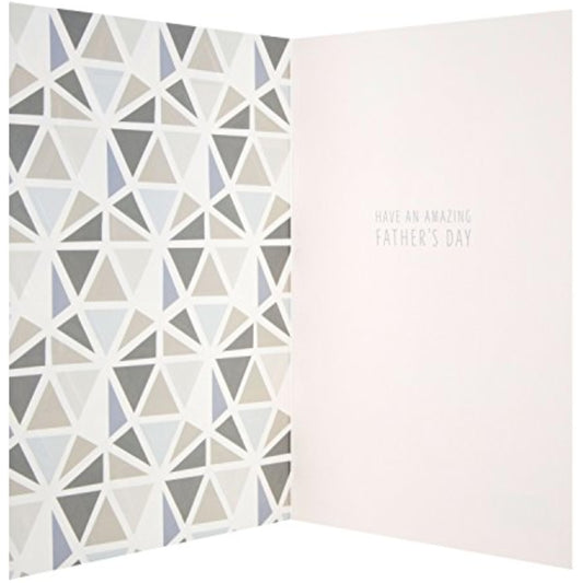 Hallmark Father's Day greeting card with elegant design and 3D details, featuring "You Are Fantastic" message.