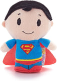 Hallmark Superman Itty Bitty plush toy featuring a soft, cuddly Superman character from DC Comics on a plain background.