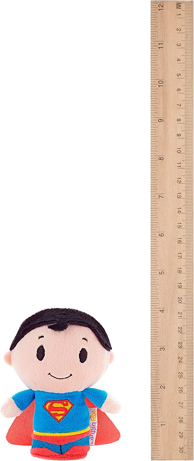 Hallmark Superman Itty Bitty plush toy, soft comic character plush toy from DC Comics featuring classic Superman design.
