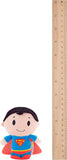 Hallmark Superman Itty Bitty plush toy, soft comic character plush toy from DC Comics featuring classic Superman design.