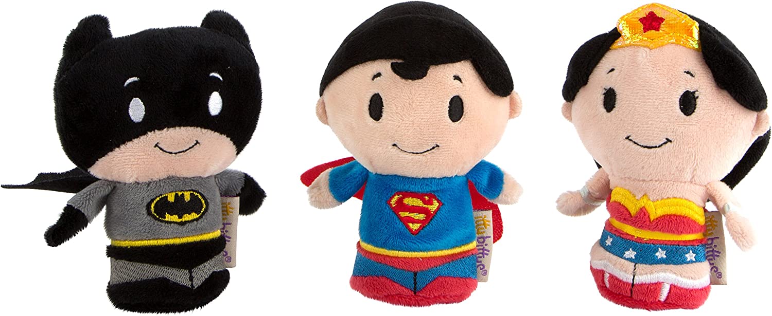 Hallmark Superman Itty Bitty plush toy, soft and cuddly DC Comics superhero character for kids.