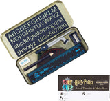 Harry Potter stationery set by Helix including notebooks, pens, and stickers with magical wizard-themed designs.