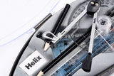 Helix Compact Essential Oracle Maths Set with 9 pieces, including calculators, rulers, and math tools for educational use.