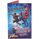 Marvel Spiderman Multiple Suits Brother Birthday Card