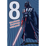 Star Wars Darth Vader 8th Birthday Card