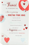 Passionate Design Fiancé Valentines Day Card
