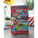 Marvel The Avengers Birthday Card for Son - Red & Split Design