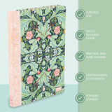 Gifted Stationery Lined Pages Notable Notebook 216 x 151mm. Writing Note Pad Journal Book for Work, School and Home. Case bound Note Book for Adults, Students, Kids, 160 Pages - Leicester