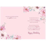 Floral Whispers - Just for You Sister-in-Law Birthday Card