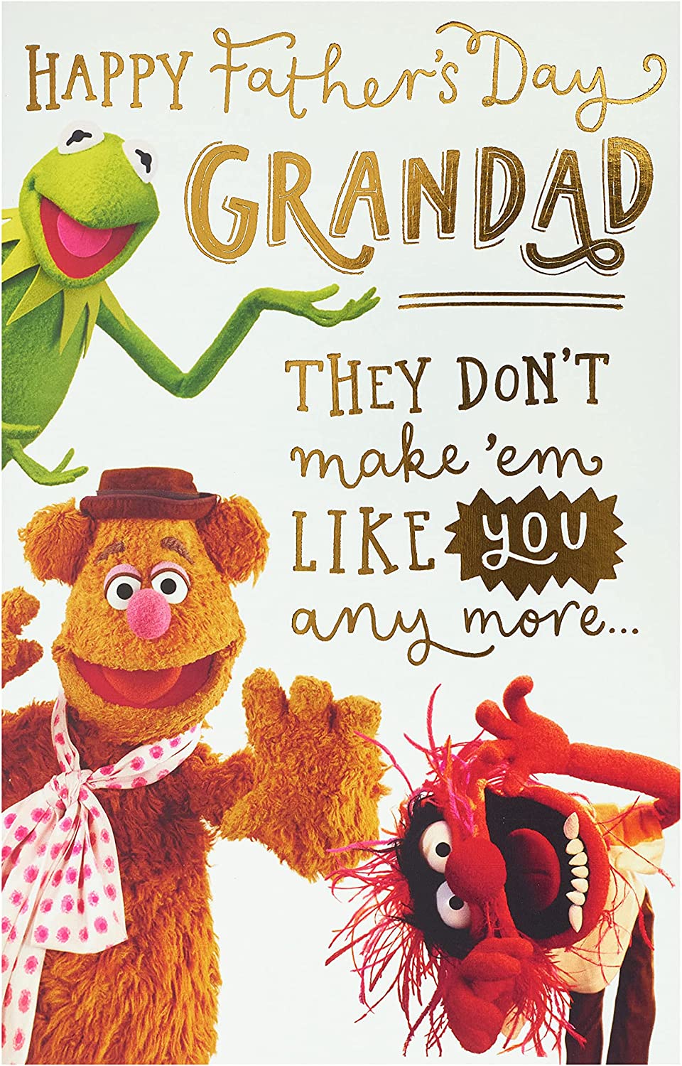 Disney The Muppets Father's Day Card For Grandad