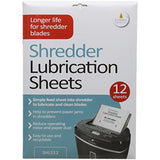 Cathedral Products Pack of 12 Shredder Lubrication Sheets - Great alternative to messy oil