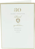 30th Anniversary Card Pearl 30 Years Together