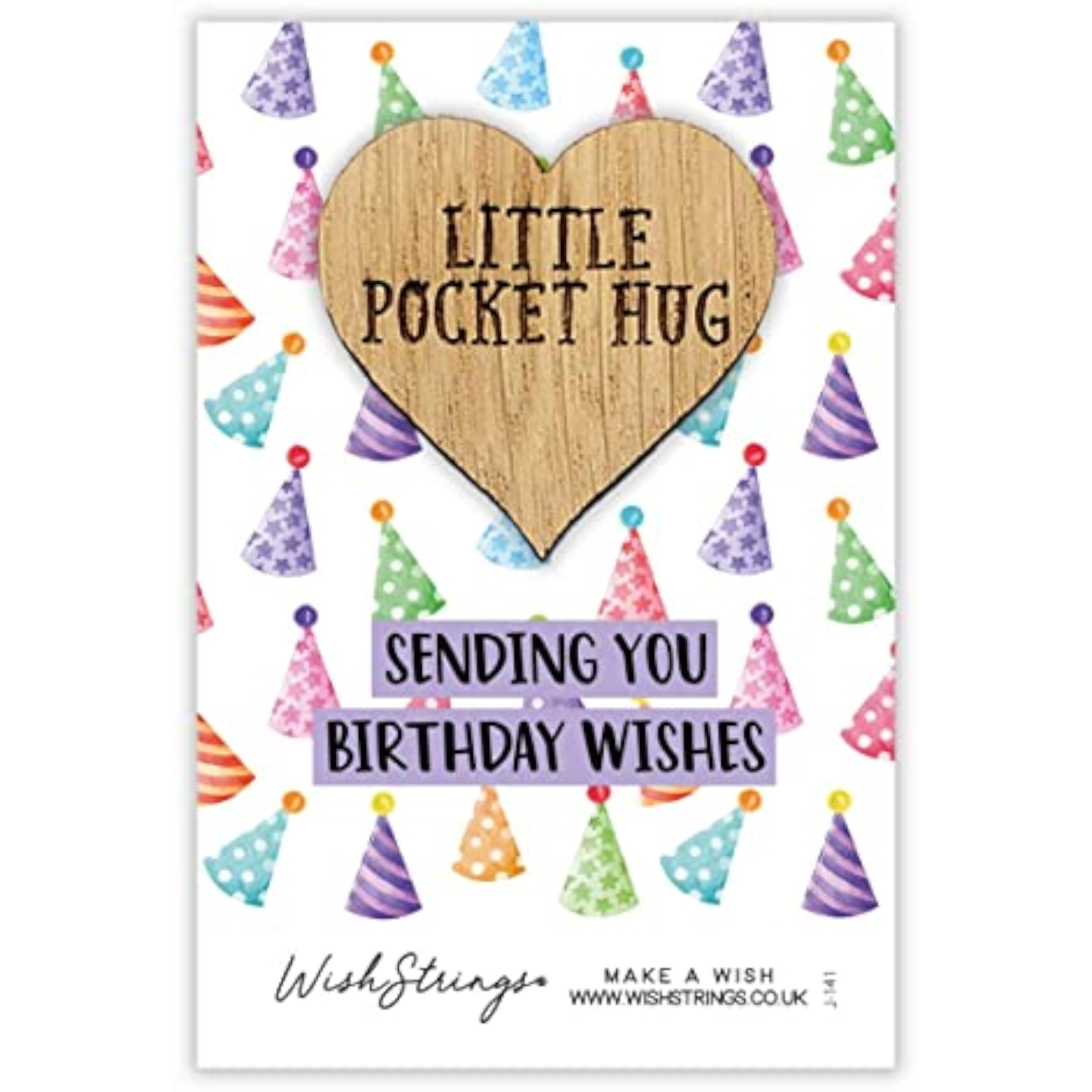 Sending You Birthday Wishes Little Pocket Hug Wish Token Keepsake Gift Idea SPH025