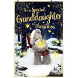 3D Holographic Granddaughter Christmas Card