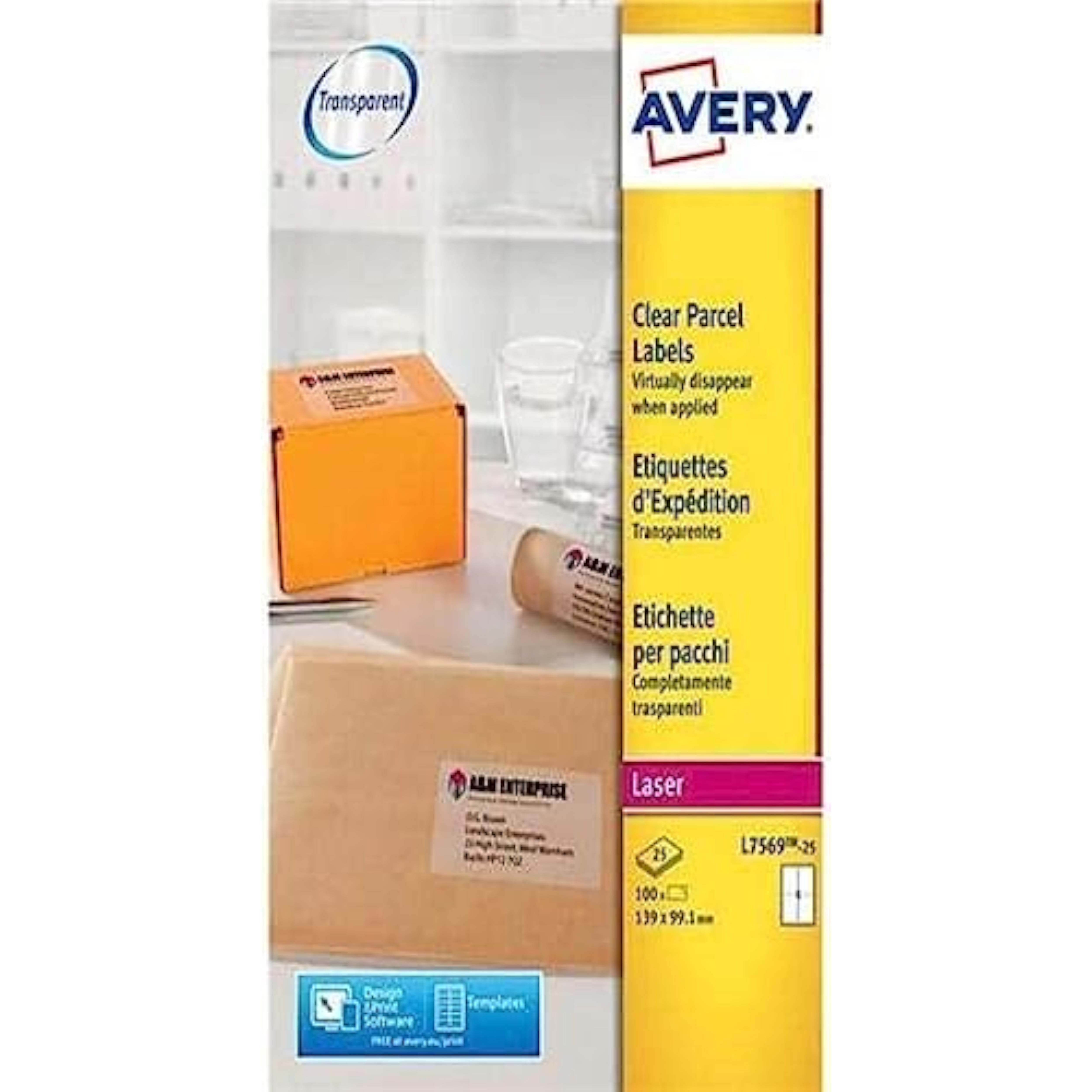 Avery Self-Adhesive Parcel/Shipping Labels