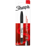 Sharpie Twin Tip Black Permanent Marker