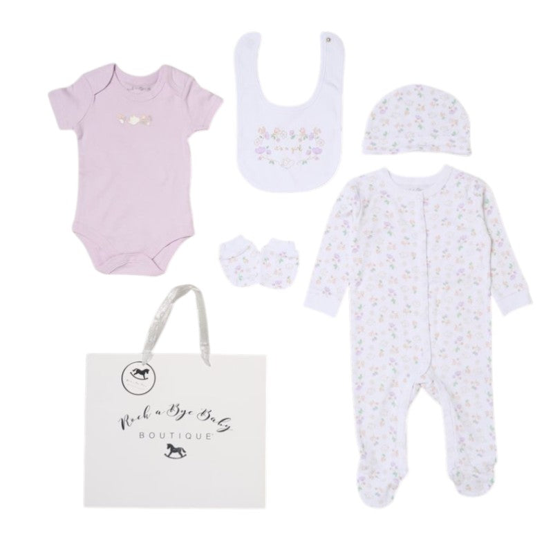 Send It By Lilac Floral 5 Piece Set