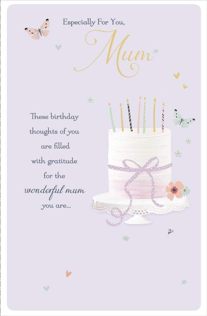 Thinking Of You Especially for The Wonderful Mum You are Mum Birthday Card