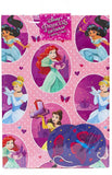 Disney Princess Wrapping Paper 2 Sheets 2 Tags