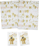 Boofle Happy Birthday Gift Wrap and Tag