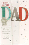 For Dad Uniquely Shaped Sentimental Birthday Card