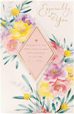 Mother's Day Card With Envelope - Beautiful Floral Design