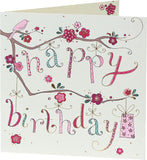 Birthday Card for Her Friend Contemporary Lettering Design