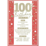 Age 100 Birthday Card