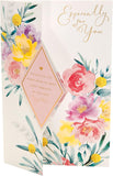 Mother's Day Card With Envelope - Beautiful Floral Design