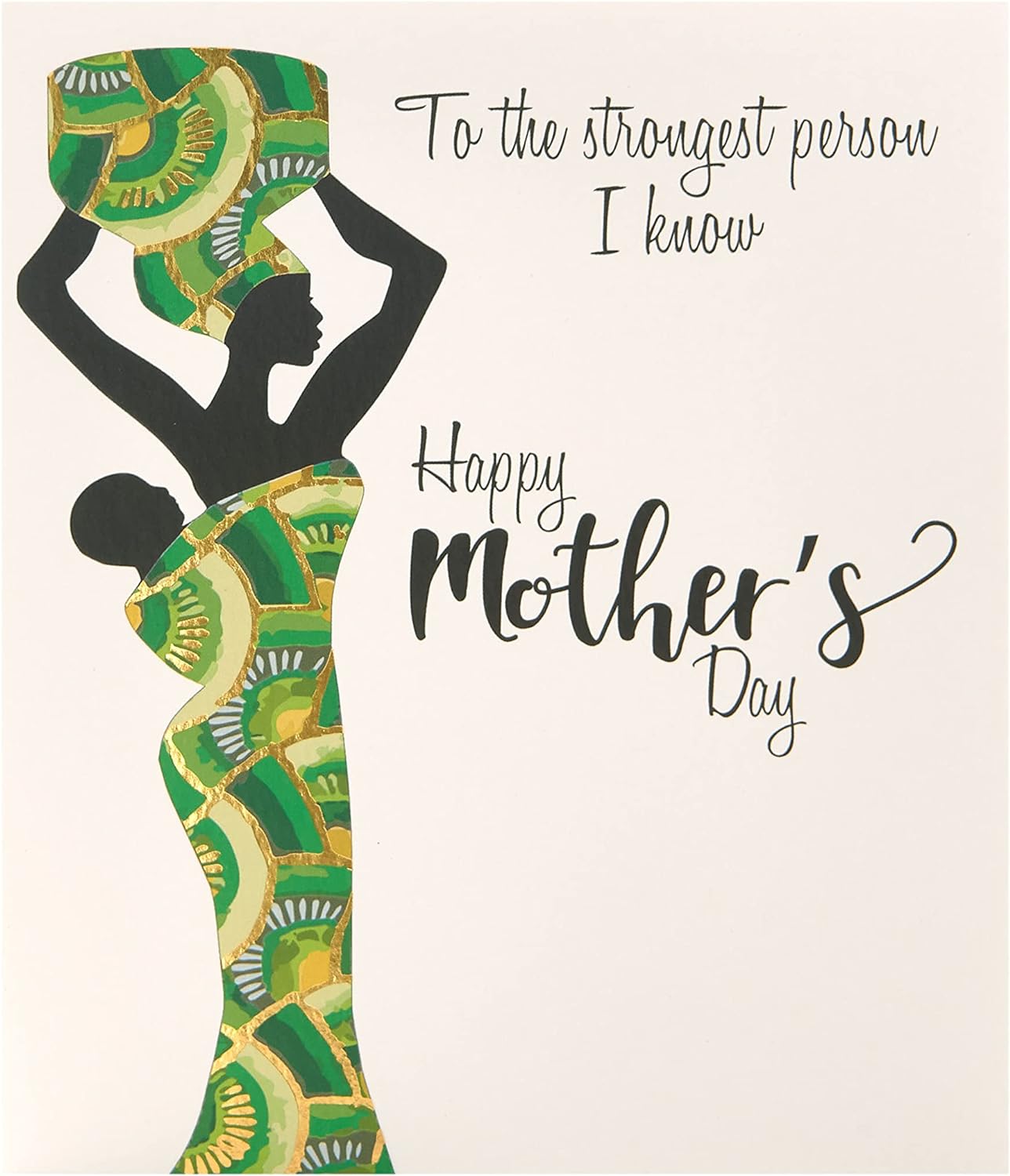 Kindred Mother's Day Card With Envelope - Afro Touch Design