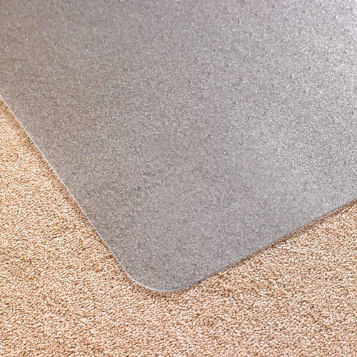 Cleartex Advantagemat Phthalate Free Vinyl Chair Mat Floor Protector For Low Pile Carpets Up To 6mm Pile Height 120 x 300cm Clear