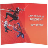 Marvel Spiderman Multiple Suits Brother Birthday Card