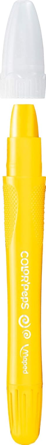 Set of six Color'Peps gel crayons by Maped with vibrant colors and smooth application, shown in a close-up image.