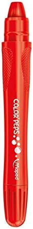 Set of 6 Maped COLOR'PEPS gel crayons with vibrant colors, featuring smooth, easy-to-use gel texture for creative drawing and coloring.