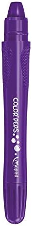 Set of six Maped COLOR'PEPS gel crayons with vibrant colors and smooth texture, ideal for coloring and drawing.