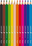 Set of 12 Maped COLOR'PEPS My First Jumbo Colouring Pencils with vibrant, easy-to-hold thick tips for young children.