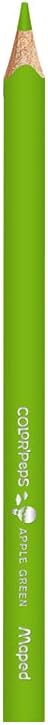 Set of 12 Color'PEPS My First Jumbo Coloring Pencils by Maped, featuring large, easy-to-hold crayons for young children.