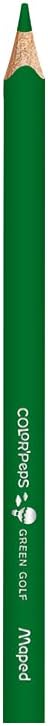 Set of 12 Maped COLOR'PEPS My First Jumbo Colouring Pencils with bright, chunky tips for young children to color easily.