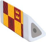 Set of three Maped Harry Potter pyramid erasers in white, designed for precise and comfortable erasing.