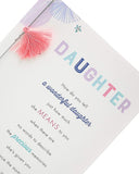 Daughter Birthday Card with Nice Sentimental Verse Luxury Card