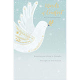 Words of Comfort at Christmas Sympathy Card