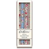 The Great British Card Company Cath Kidston Set of 4 Ballpoint Pens - Black Ink